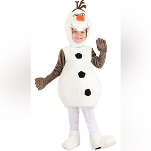 Kids Snowman Costume, Olaf Frozen Costume for Toddler’s size 4T